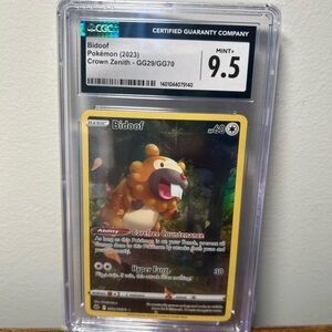 Pokémon Bidoof Card - Crown Zenith